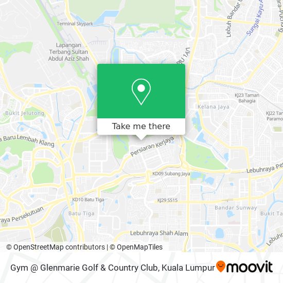 How To Get To Gym Glenmarie Golf Country Club In Petaling Jaya By Bus Or Mrt Lrt