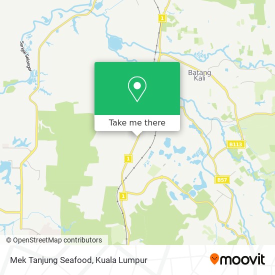 Peta Mek Tanjung Seafood