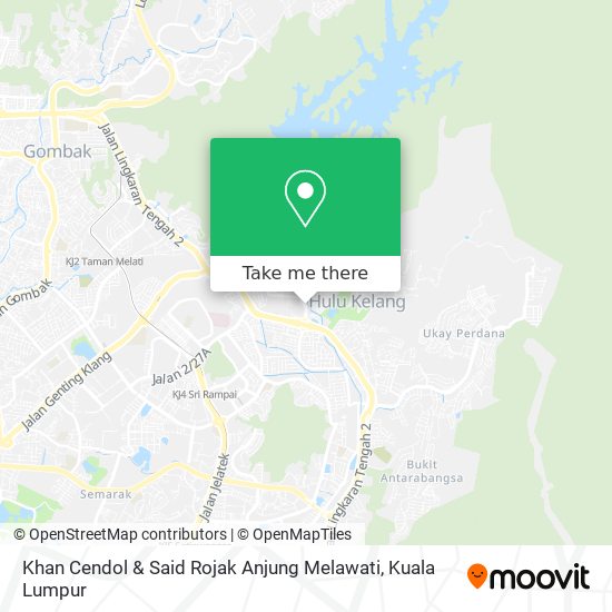 Peta Khan Cendol & Said Rojak Anjung Melawati
