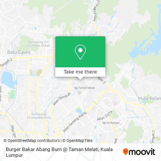 Burger Bakar Abang Burn @ Taman Melati map