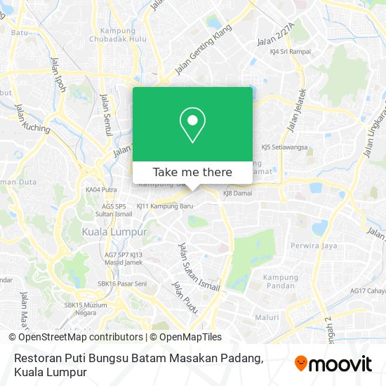 Restoran Puti Bungsu Batam Masakan Padang map