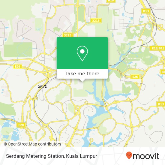 Serdang Metering Station map