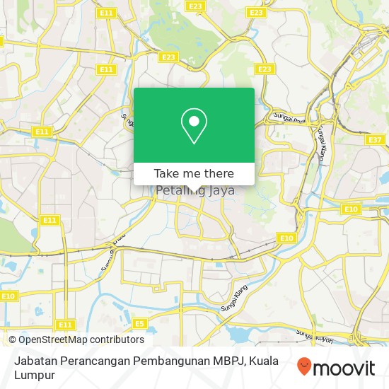 Jabatan Perancangan Pembangunan MBPJ map