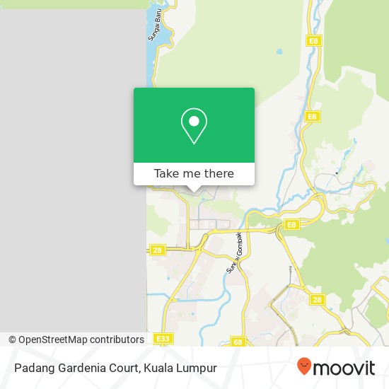 Padang Gardenia Court map
