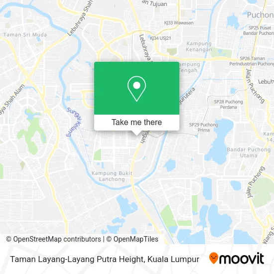 Taman Layang-Layang Putra Height map
