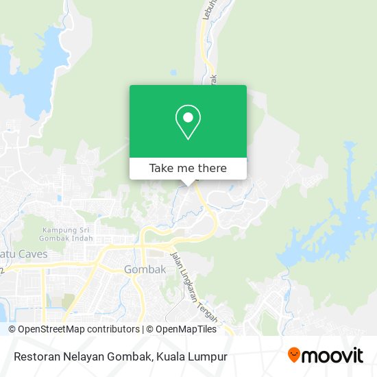 Restoran Nelayan Gombak map