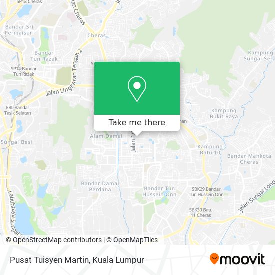 Pusat Tuisyen Martin map