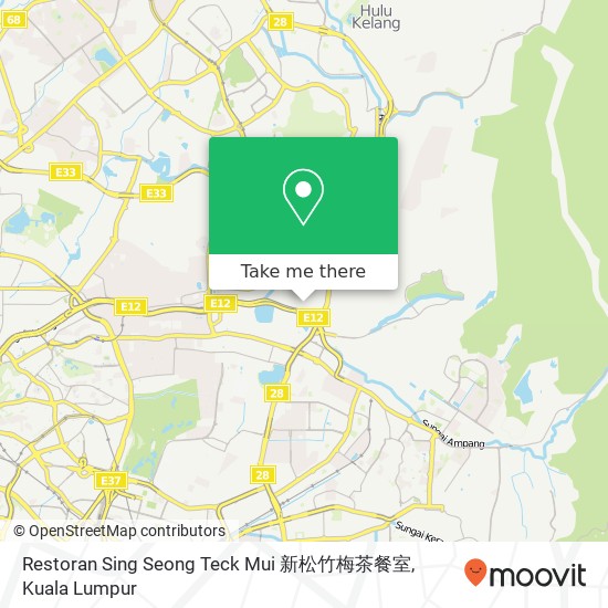 Restoran Sing Seong Teck Mui 新松竹梅茶餐室 map