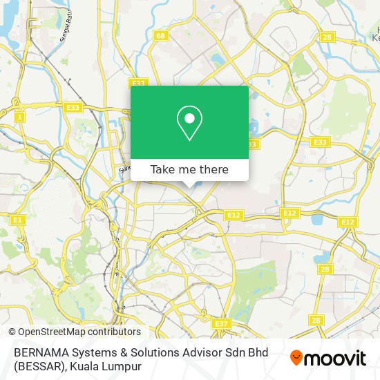 Peta BERNAMA Systems & Solutions Advisor Sdn Bhd (BESSAR)