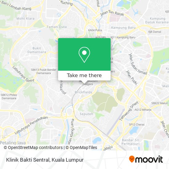 Klinik Bakti Sentral map