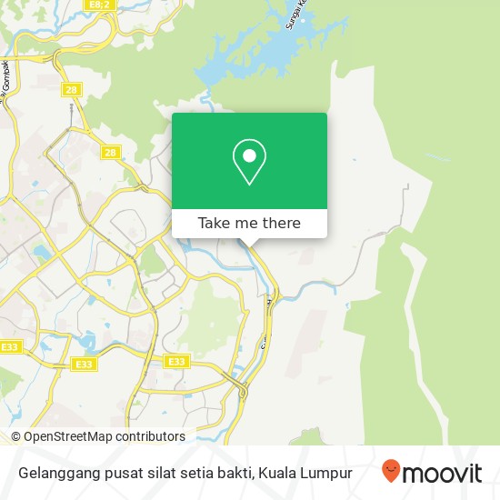 Gelanggang pusat silat setia bakti map