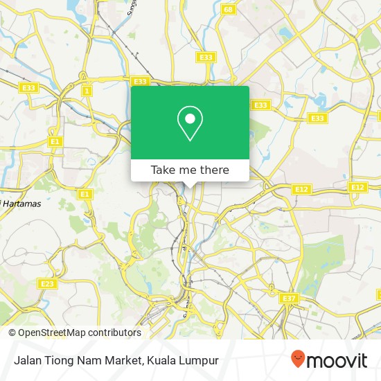 Peta Jalan Tiong Nam Market