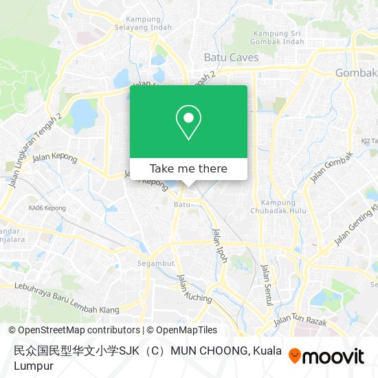 民众国民型华文小学SJK（C）MUN CHOONG map