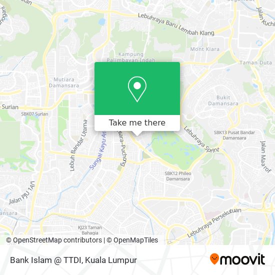 Bank Islam @ TTDI map