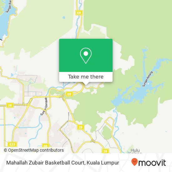 Mahallah Zubair Basketball Court map