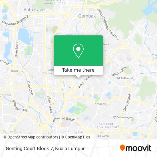 Genting Court Block 7 map