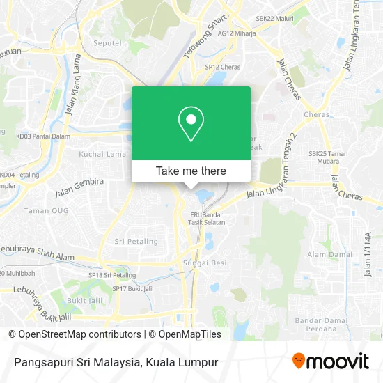 Pangsapuri Sri Malaysia map