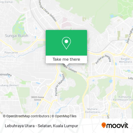 Peta Lebuhraya Utara - Selatan