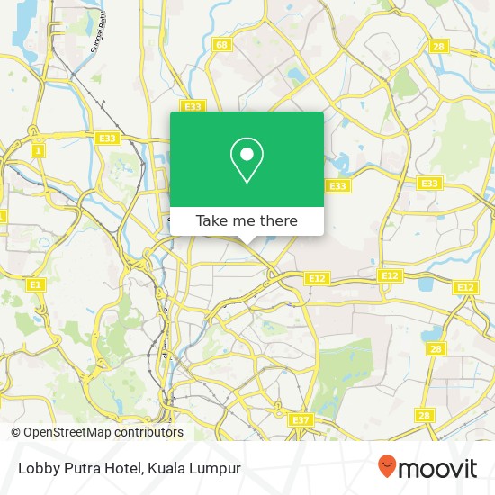 Lobby Putra Hotel map