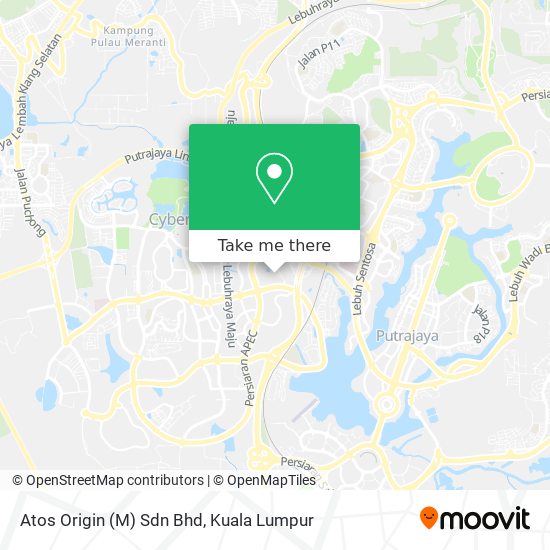 Atos Origin (M) Sdn Bhd map