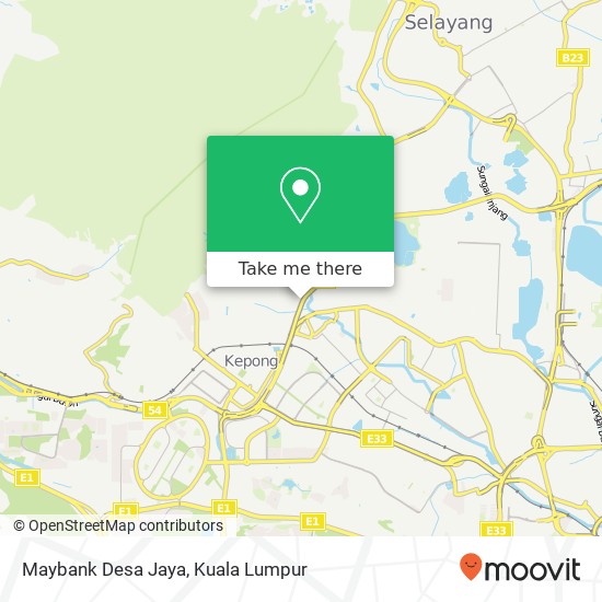 Maybank Desa Jaya map