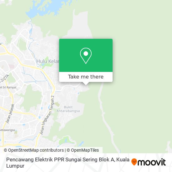 Pencawang Elektrik PPR Sungai Sering Blok A map