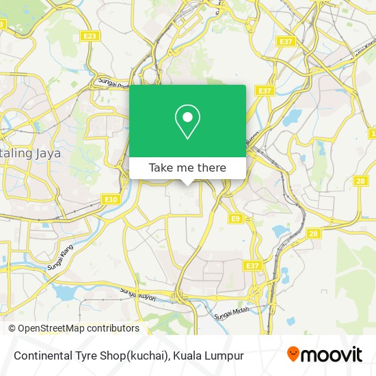 Continental Tyre Shop(kuchai) map