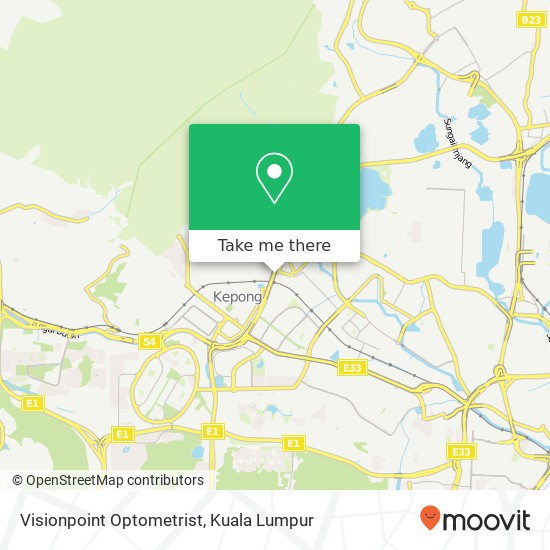 Visionpoint Optometrist map