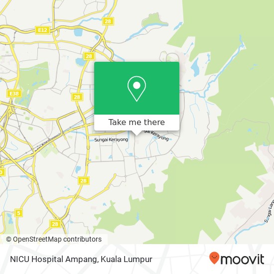 Peta NICU Hospital Ampang