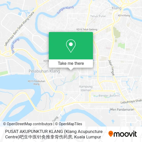 PUSAT AKUPUNKTUR KLANG (Klang Acupuncture Centre)吧生中医针灸推拿骨伤药房 map