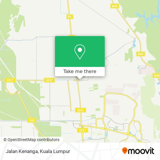 Jalan Kenanga map