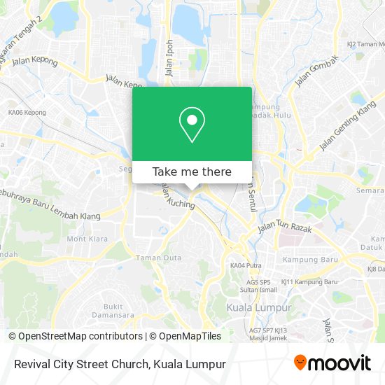 Revival City Street Church map