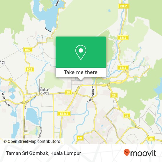 Peta Taman Sri Gombak