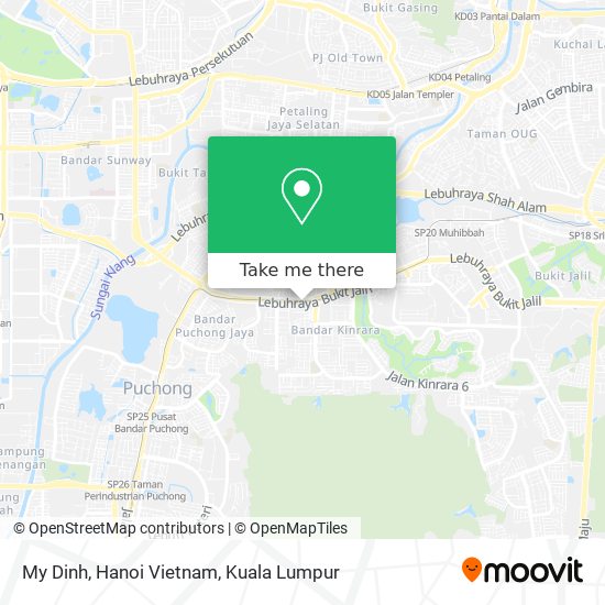 My Dinh, Hanoi Vietnam map