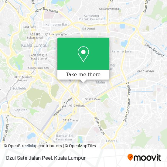 Peta Dzul Sate Jalan Peel
