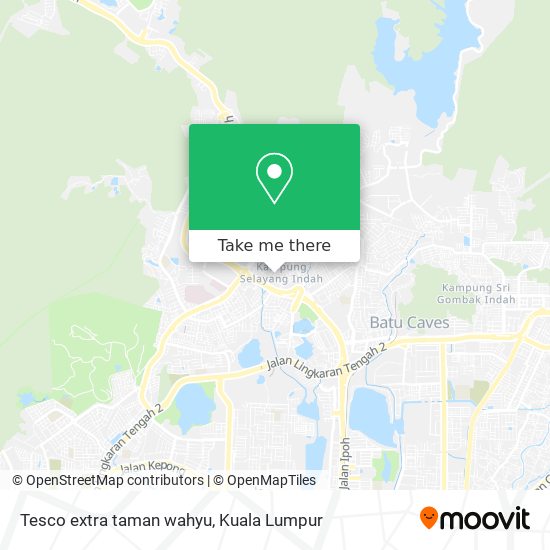 Peta Tesco extra taman wahyu