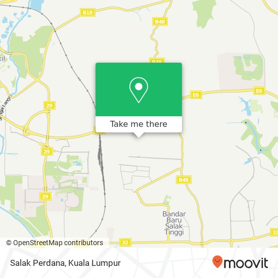 Salak Perdana map