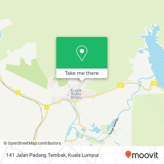 141 Jalan Padang Tembak map