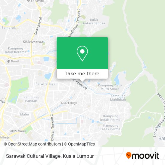 Peta Sarawak Cultural Village