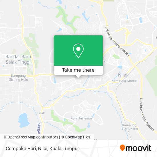 Cempaka Puri, Nilai map