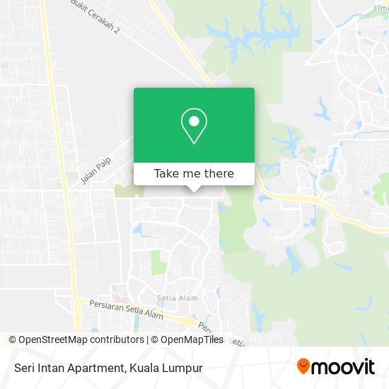 Peta Seri Intan Apartment