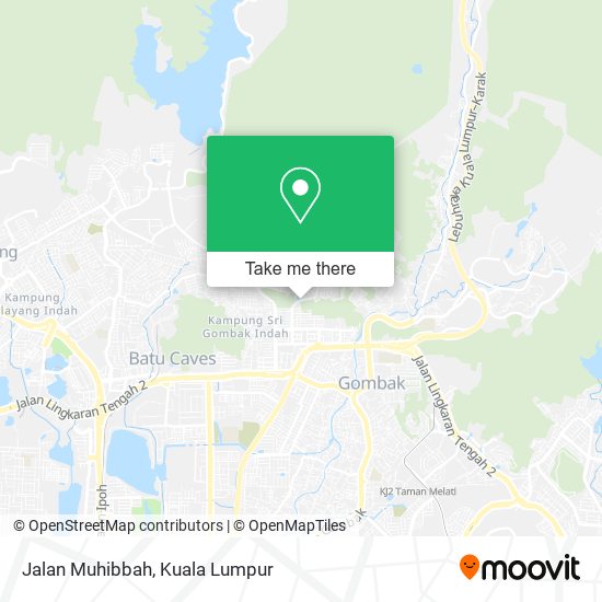 Jalan Muhibbah map