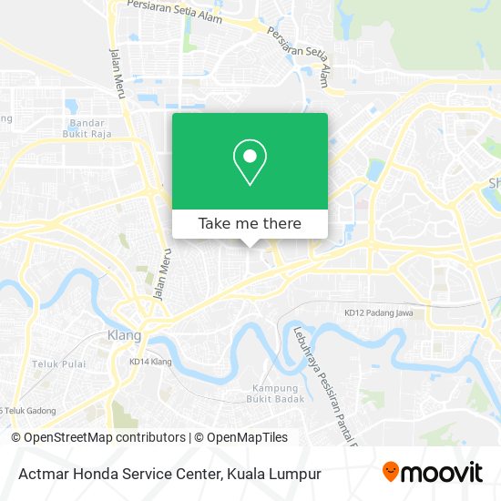 Peta Actmar Honda Service Center