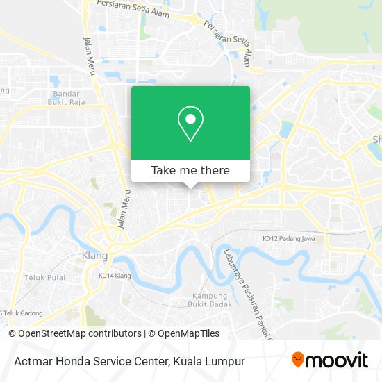 Actmar Honda Service Center map