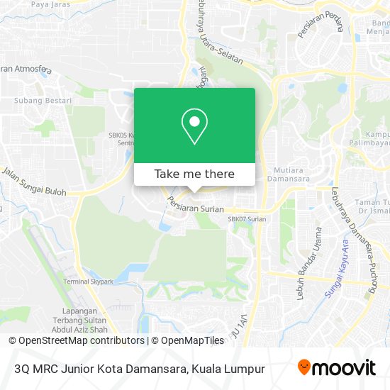 Peta 3Q MRC Junior Kota Damansara