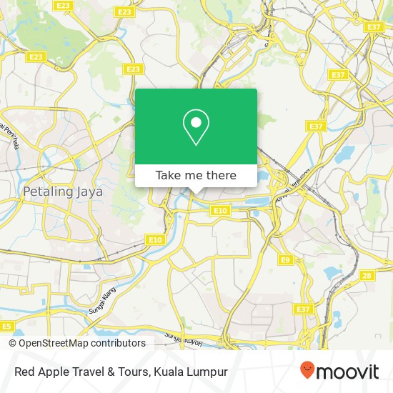 Red Apple Travel & Tours map