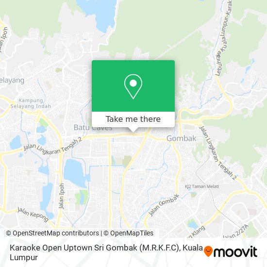 Karaoke Open Uptown Sri Gombak (M.R.K.F.C) map