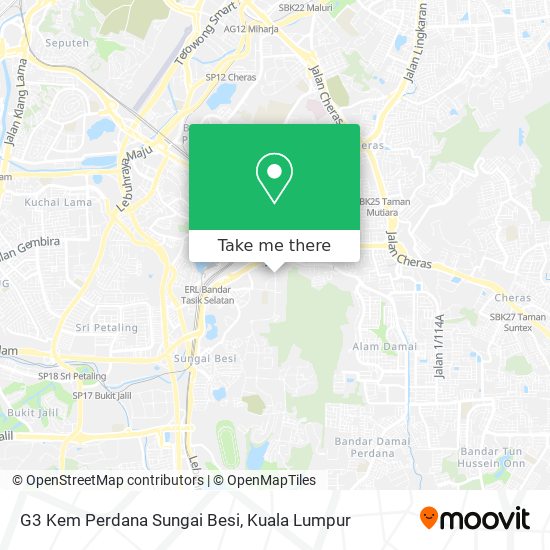 Peta G3 Kem Perdana Sungai Besi
