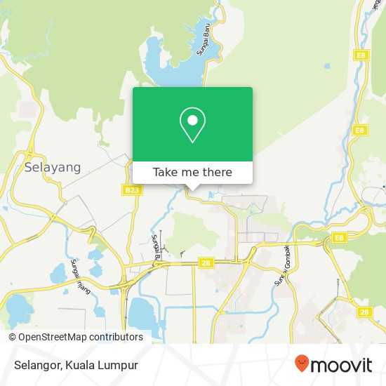 Selangor map