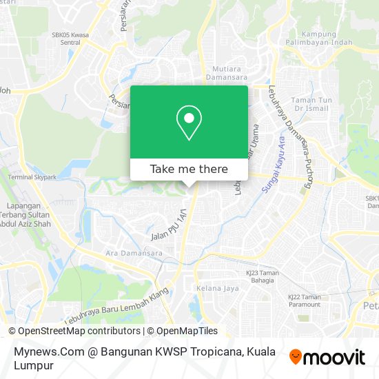 Mynews.Com @ Bangunan KWSP Tropicana map